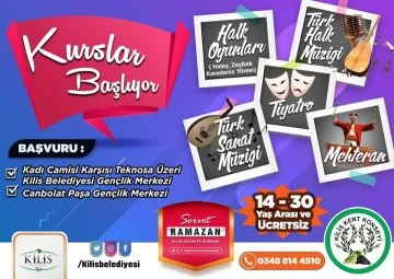 Yaz kursları başlıyor