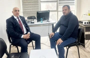 Zafer Partisi Kilis Belediye Başkan Adayı Emin Ertuğrul’dan gazetemize ziyaret